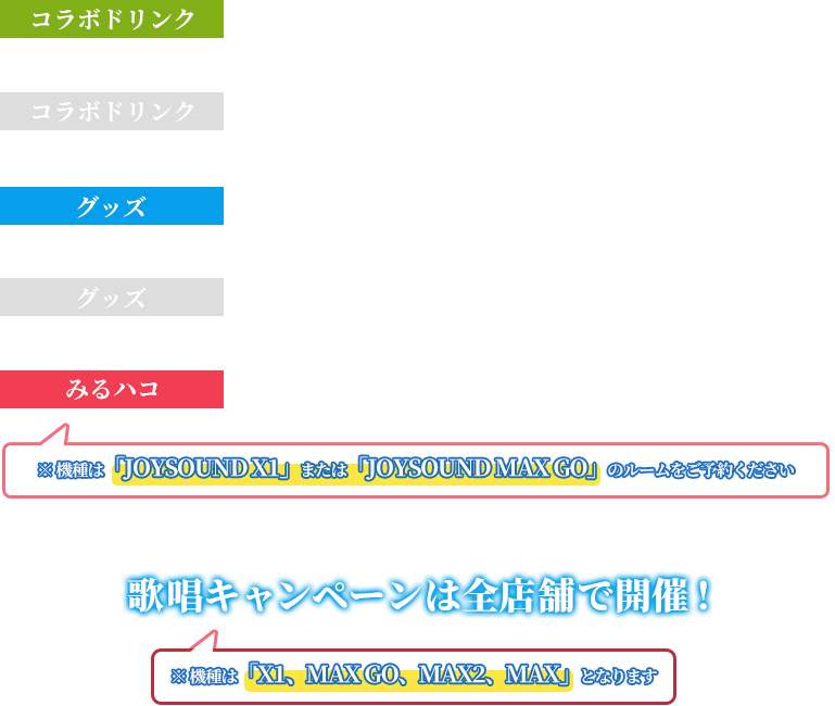 対象店舗のマークについて